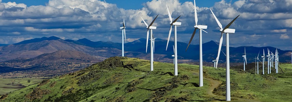 What is the efficiency of wind turbines?